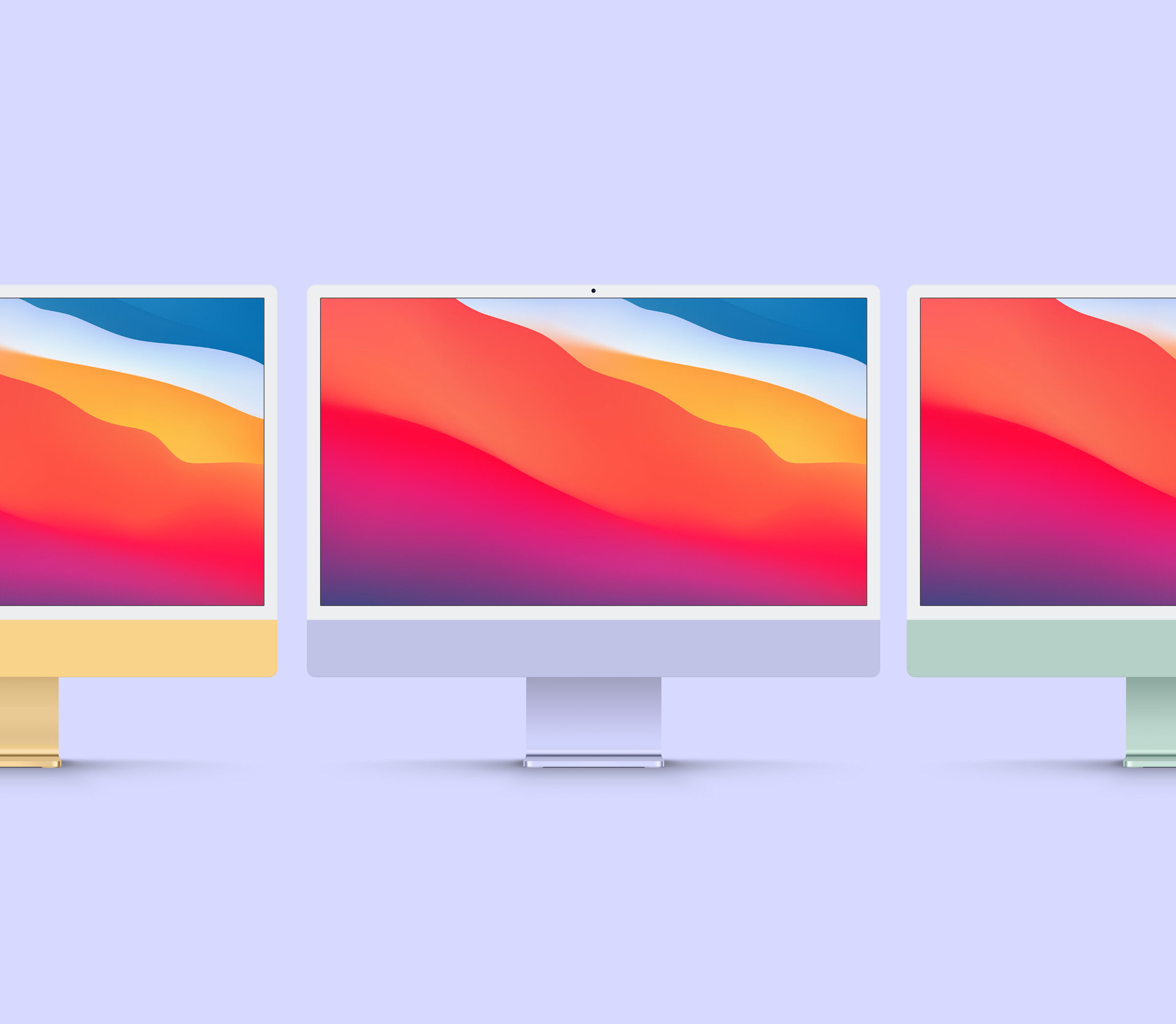 24 Inch iMac PSD Mockup FREE PSD