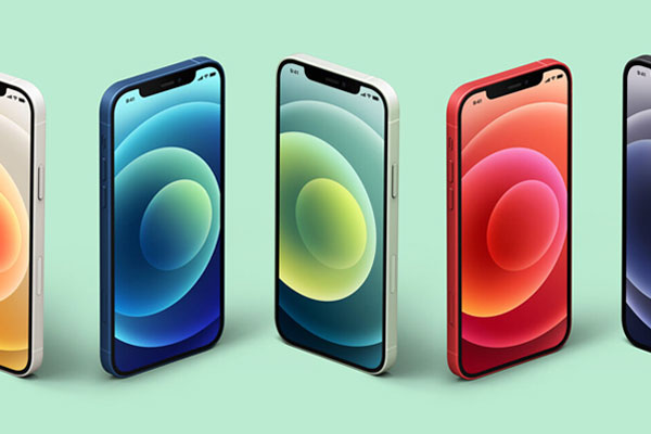 Classic iPhone 12 Showcase Mockup FREE PSD