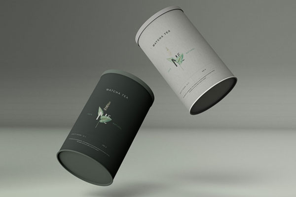 Clean Cylindrical Food Package Mockup FREE PSD