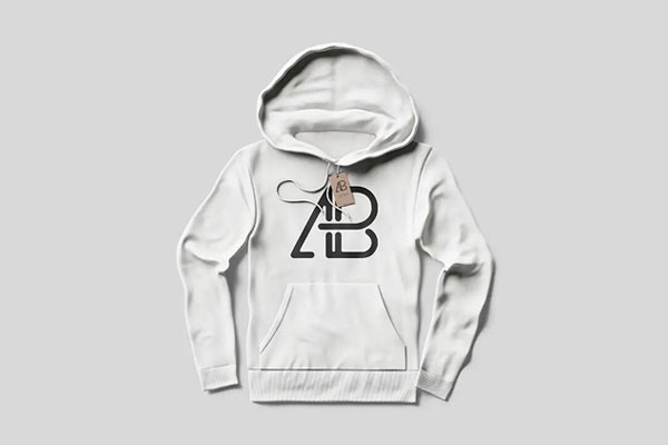 Hoodie With Tag Mockup In Four Different Colors FREE PSD