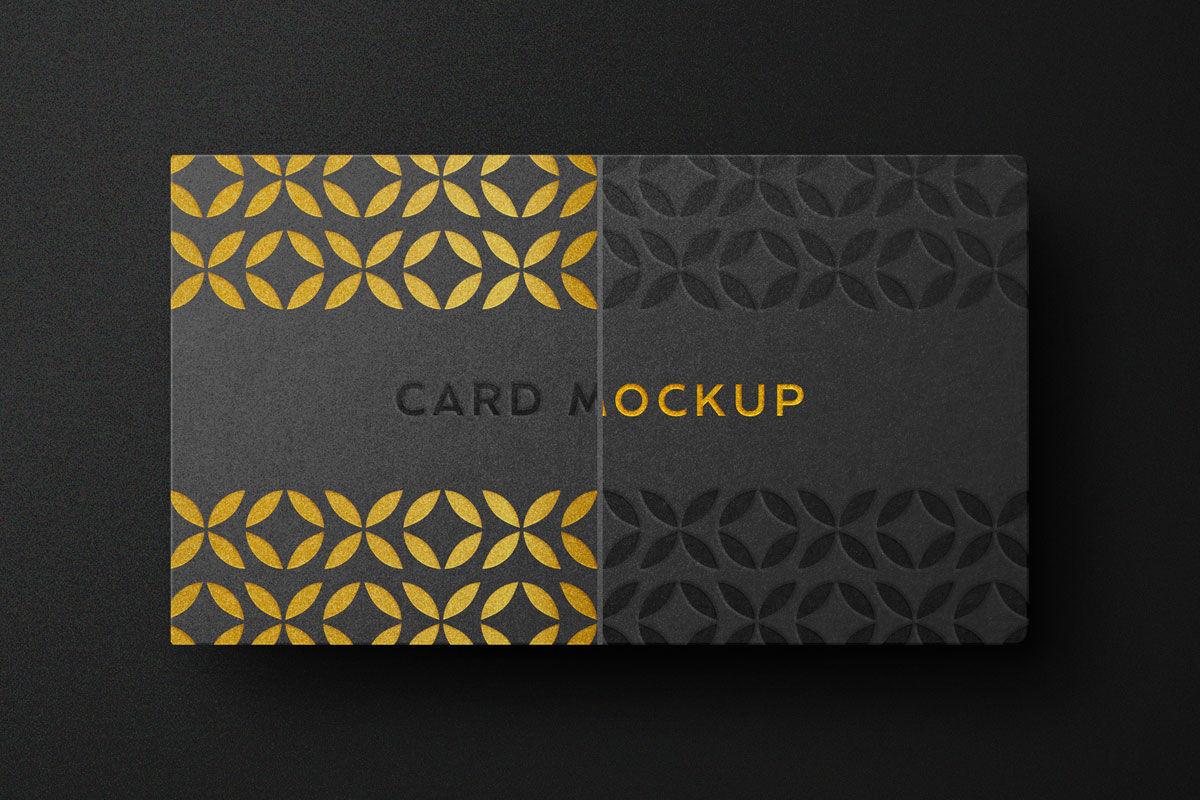 Premium PSD  Luxury business card mockup