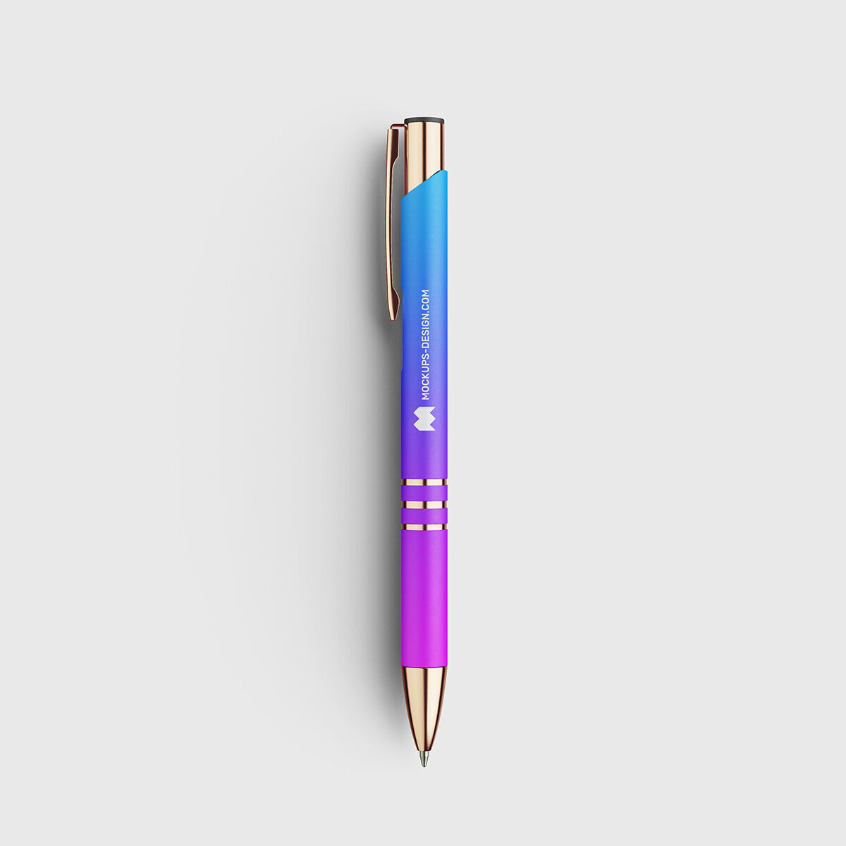 2 Colorful Pen Mockup Next To Each Other FREE PSD