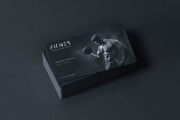 A Stack of Membership Cards Mockup FREE PSD