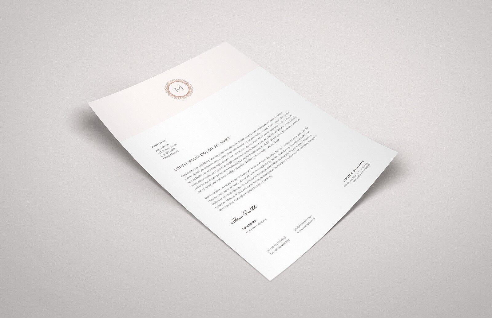 A4 Paper Mockup Set with Three Different Shots FREE PSD