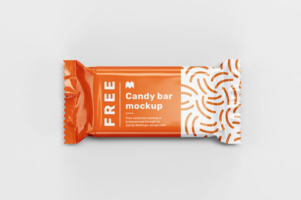 Chocolate Or Candy Bar Mockup FREE PSD
