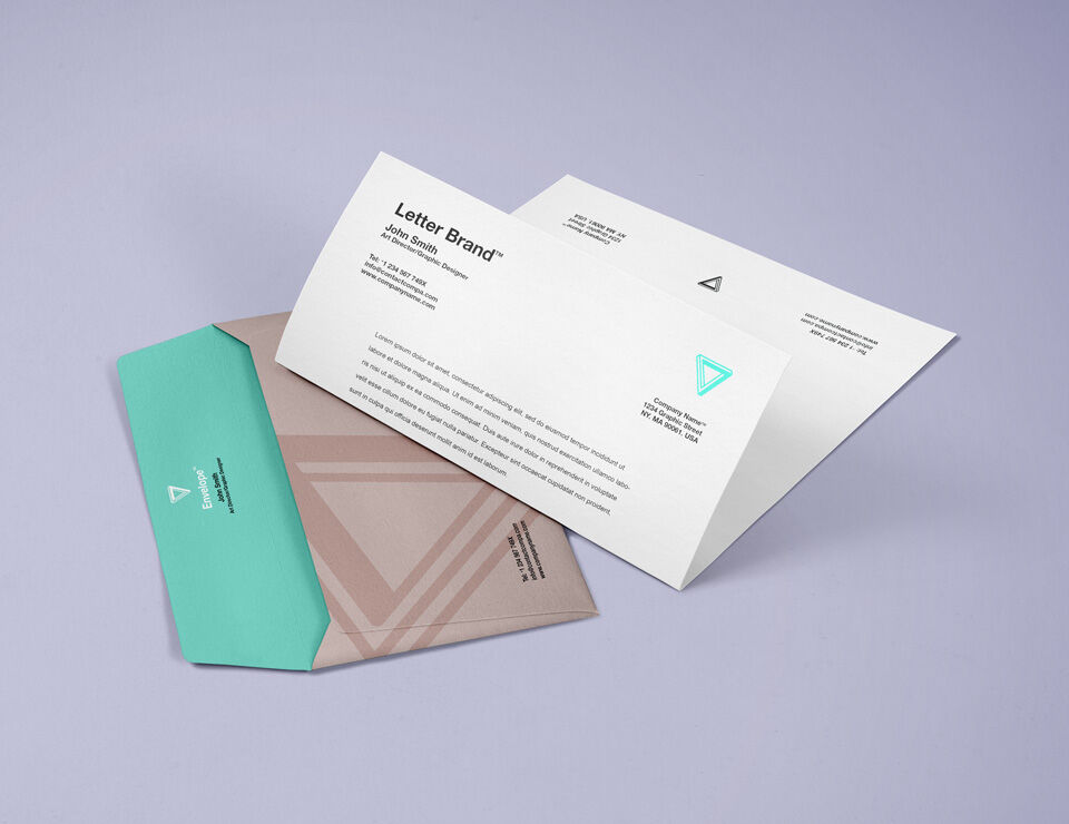 Envelope Letter Psd Branding Mockup FREE PSD