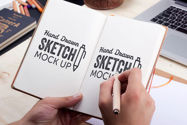 Sketchbook Mockups  Sketch book, Blank sketchbooks, Postcard mockup