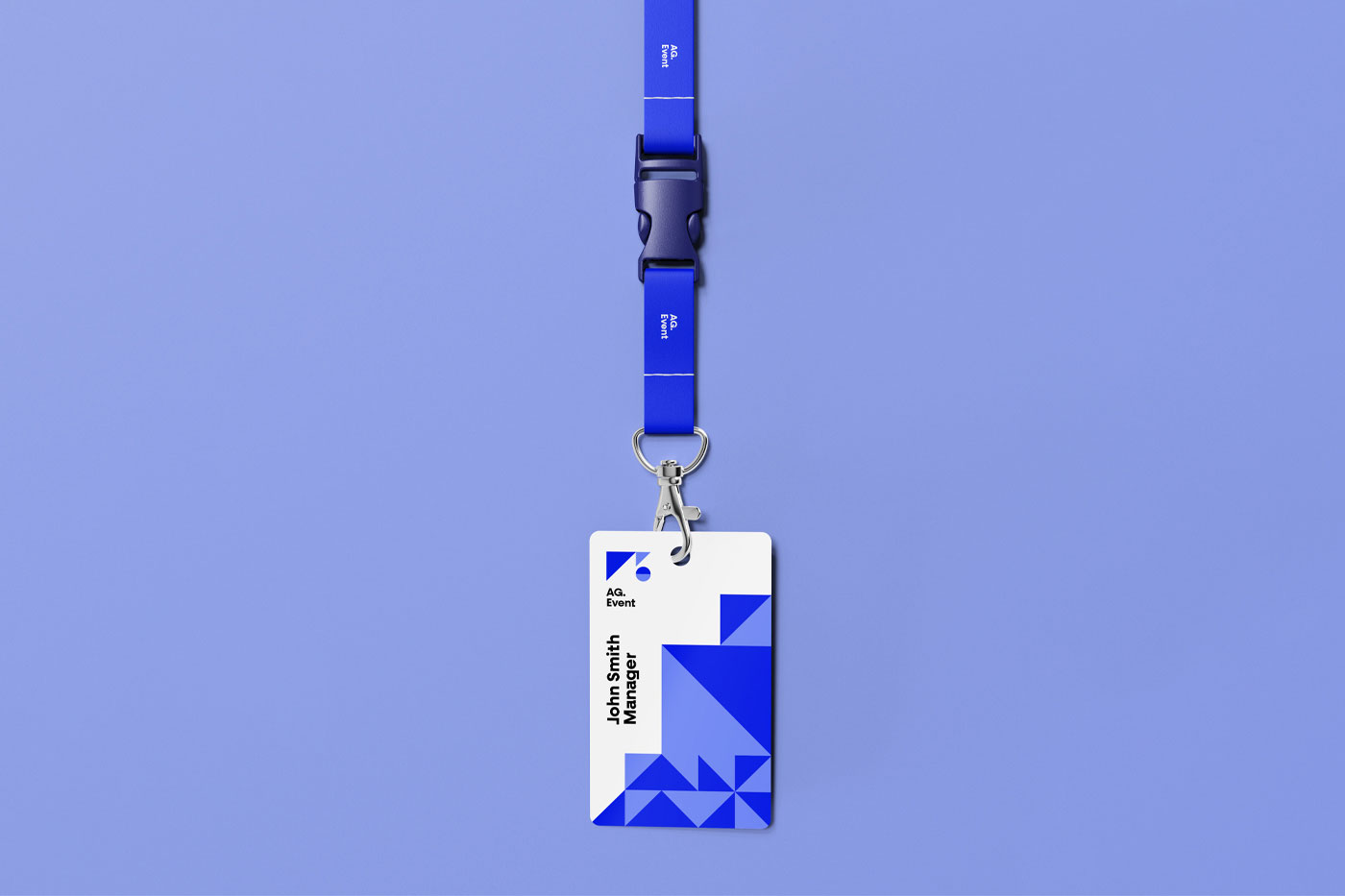 Identity Card Holder Mockup with Lanyard (FREE) - Resource Boy