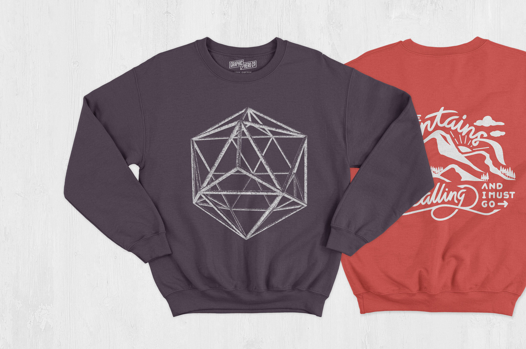 Masculine Crewneck Sweatshirt Mockup FREE PSD