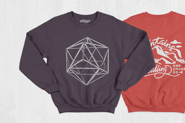Masculine Crewneck Sweatshirt Mockup FREE PSD
