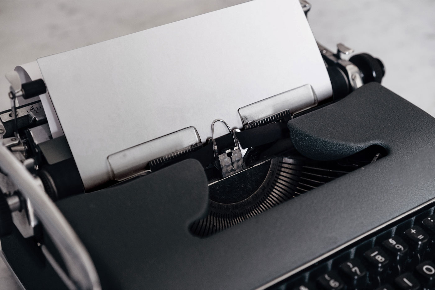 Mockup Featuring a Vintage Typewriter FREE PSD