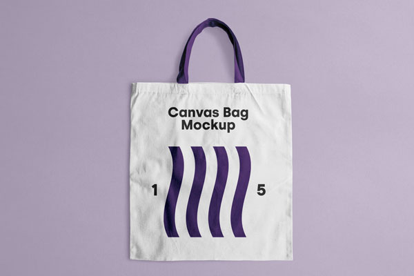 Top View of Two Craft Eco Bags Mockup (FREE) - Resource Boy