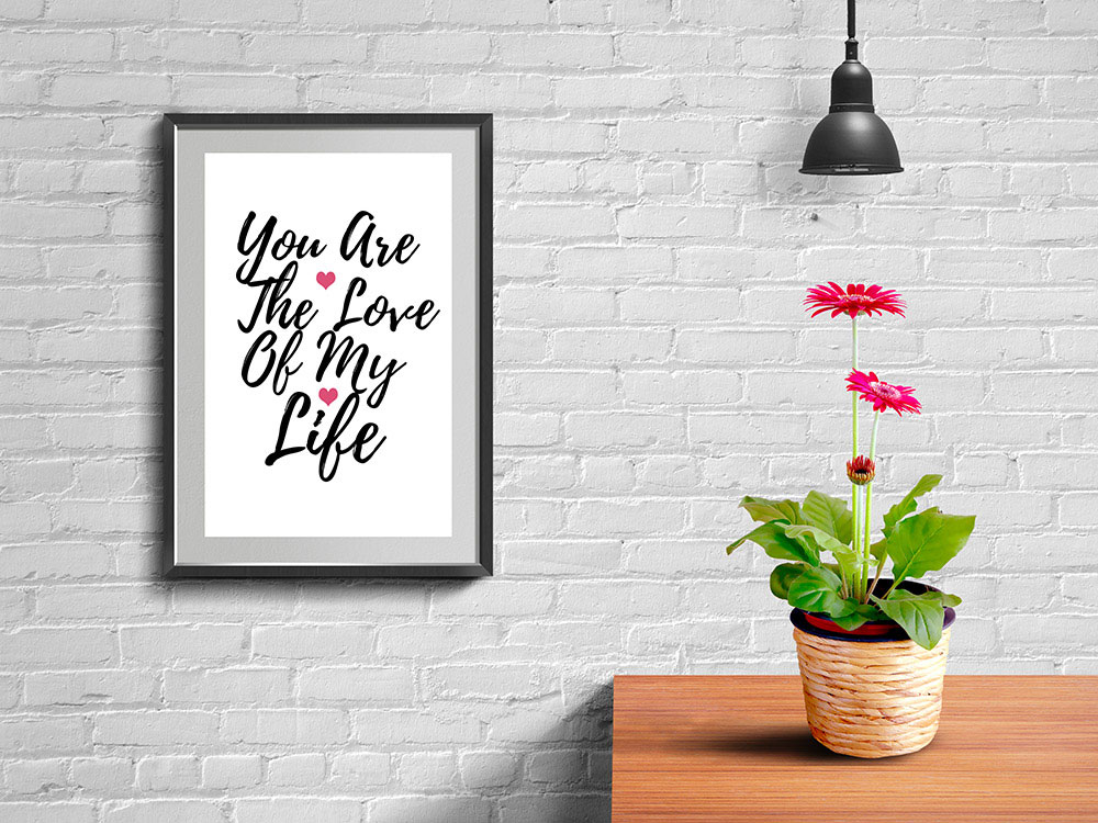 Mockup of Frames and Posters on Wall FREE PSD