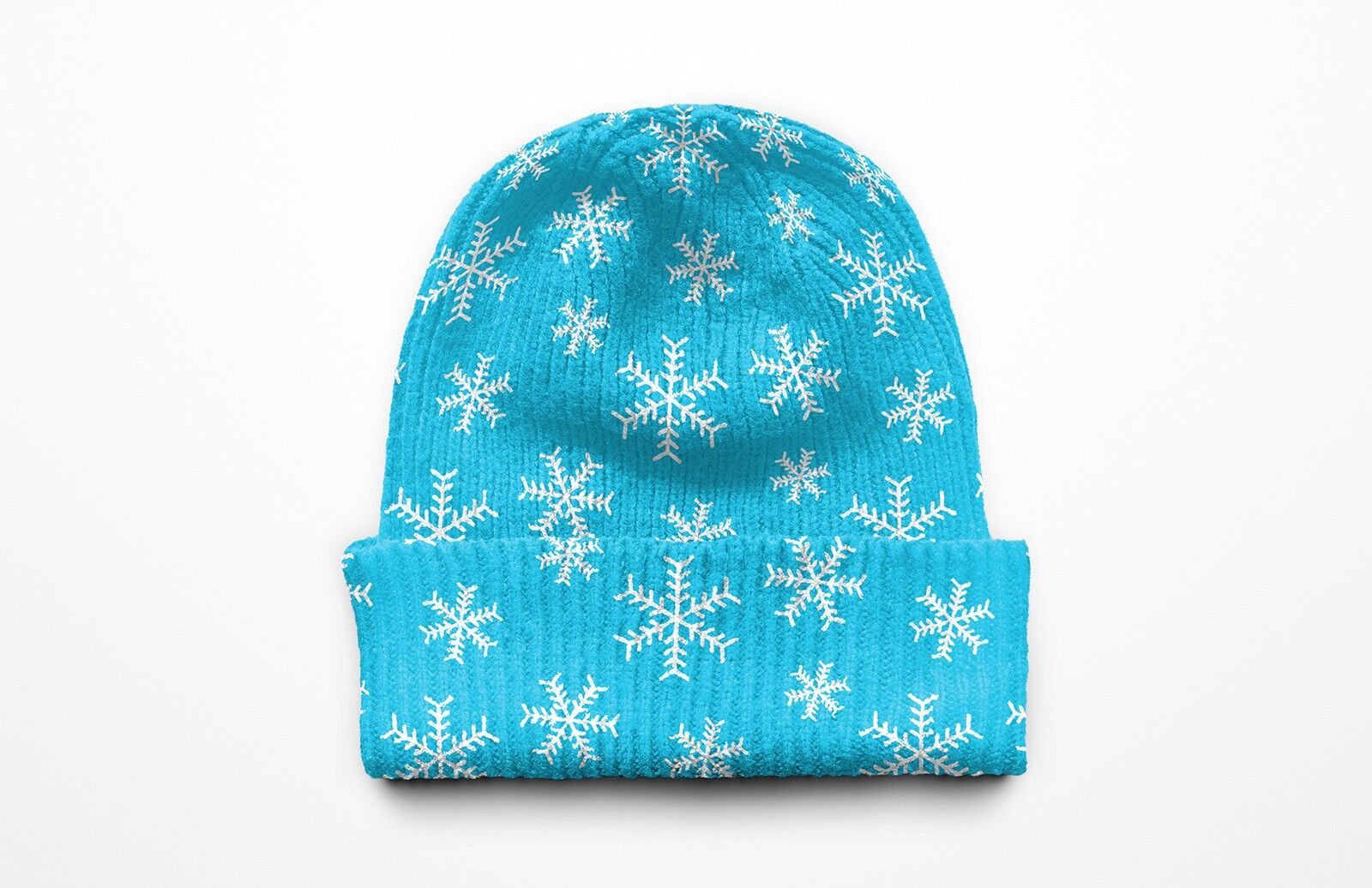 Mockup Showing a Photo-realistic Beanie Hat FREE PSD