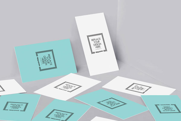Multiple Business Cards Mockup FREE PSD