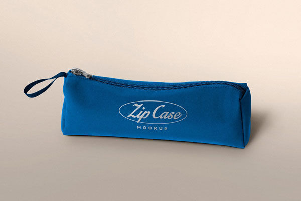 Old-school Pencil Case Mockup FREE PSD