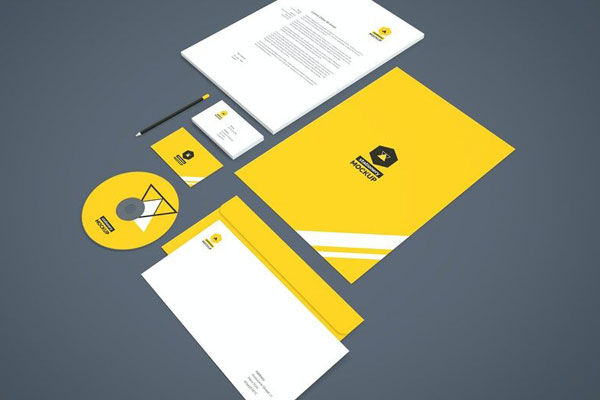 Perspective Branding Identity Mockup with a Clean Look FREE PSD