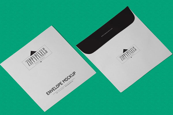 Realistic Envelope Mockup with 2 Shots FREE PSD