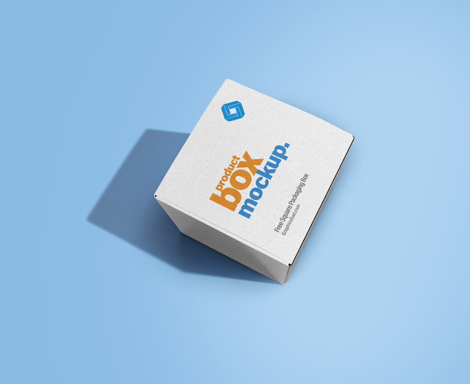 Square Packaging Product Box Mockup FREE PSD