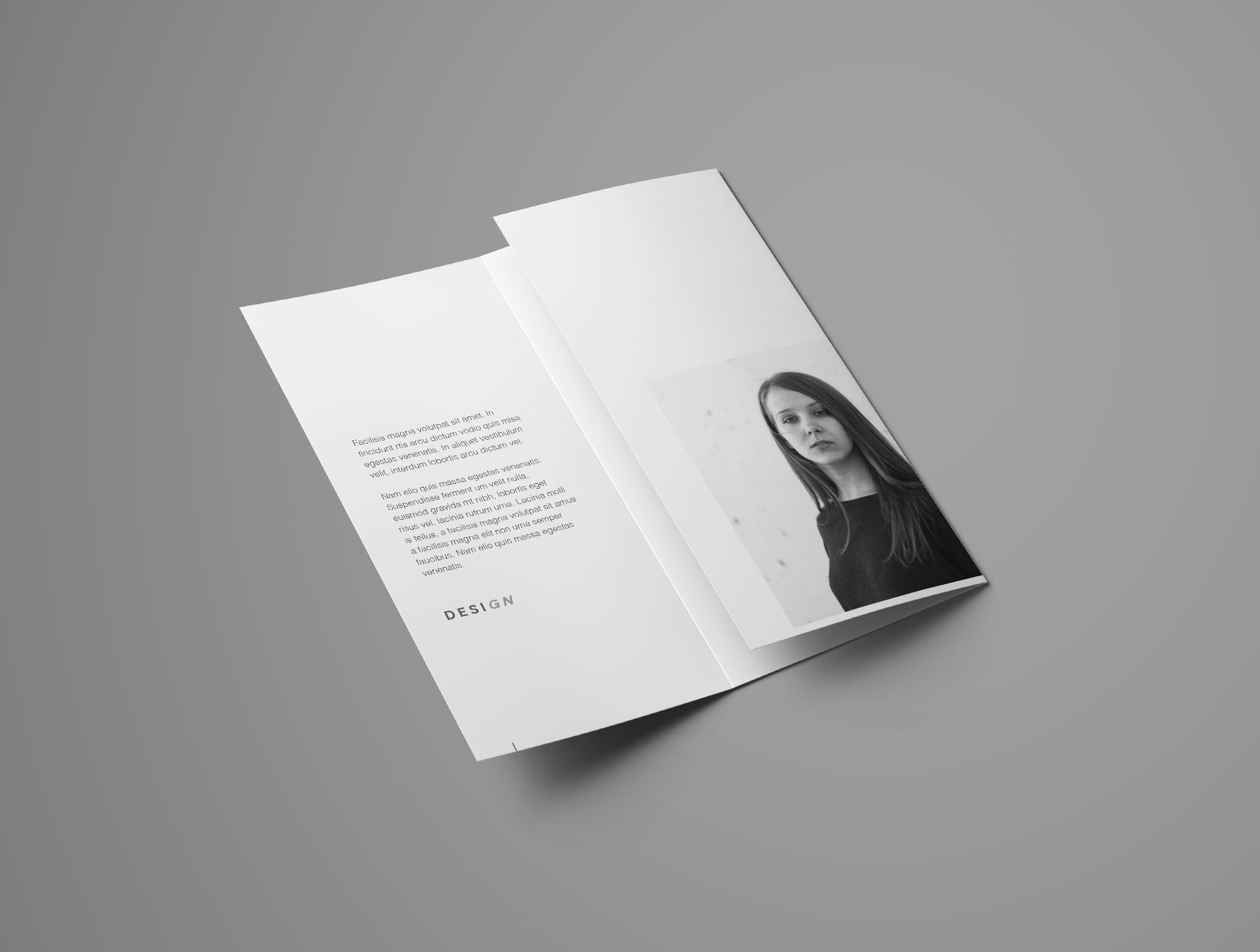 Trifold Brochure Mockup with different aspects FREE PSD