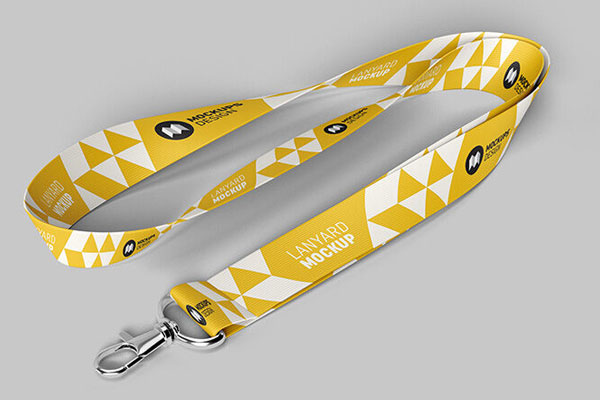 2 Lanyard Mockup on Plain Background Free Download | Resource Boy