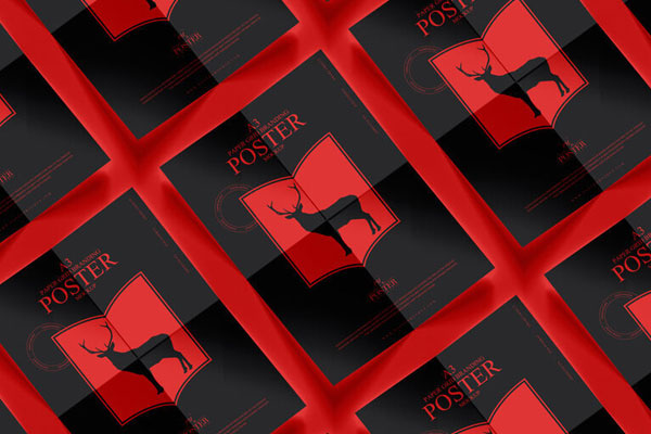 A3 Paper Grid Poster Mockup FREE PSD