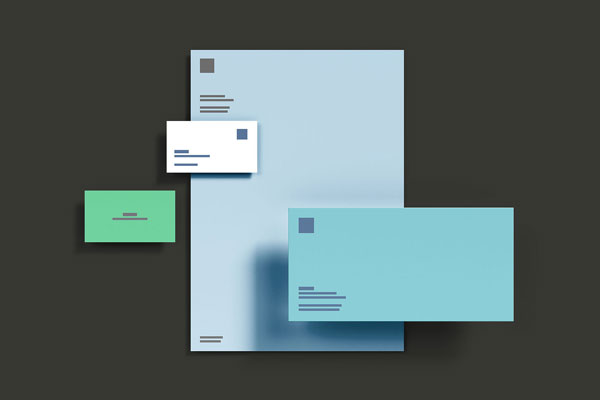Basic Branding Mockup Includes Letterhead And Envelope FREE PSD