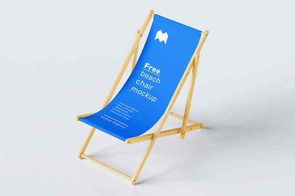 Beach Chair Mockup with three shots FREE PSD