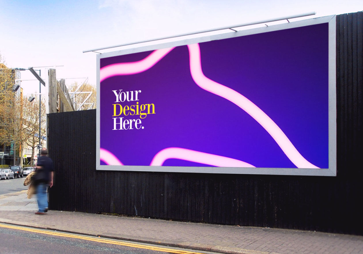 Billboards Mockup with 3 different urban shots FREE PSD