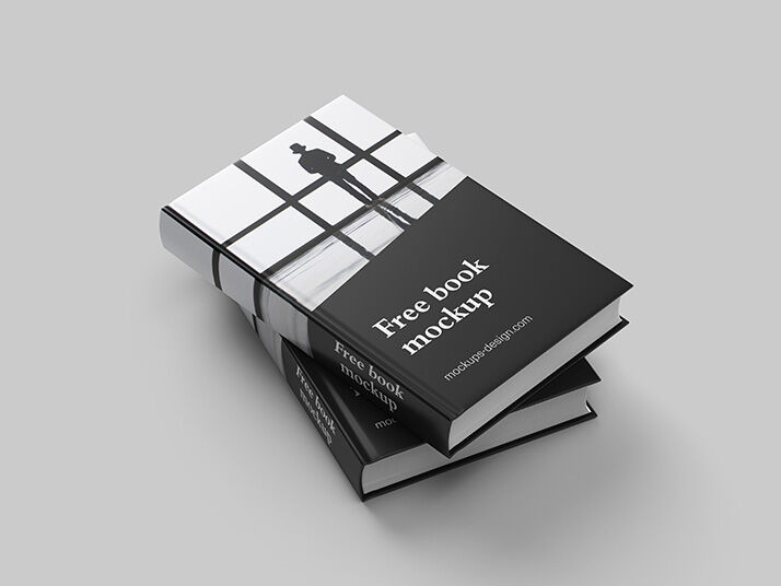 Book Mockup with 6 shots from different angles FREE PSD