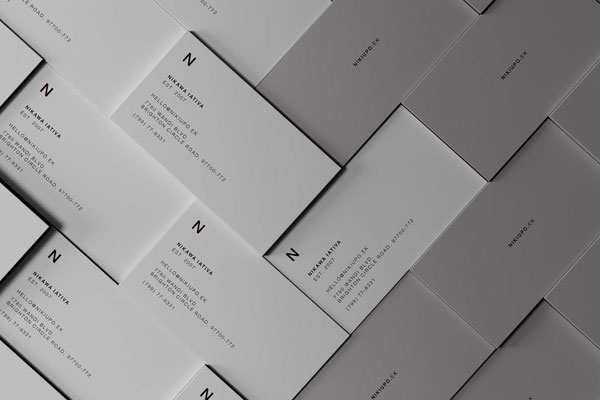 Business Card Grid Mockup FREE PSD