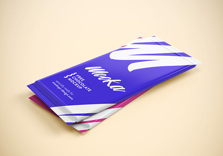 Chocolate Packaging Mockup FREE PSD