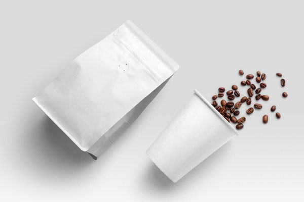 Coffee Packaging With A Small Cup Mockup FREE PSD