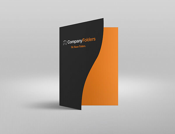 Different Views of Serpentine Trifold Folder Mockup FREE PSD