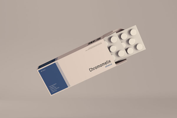 Floating Pills Box Packaging Mockup FREE PSD