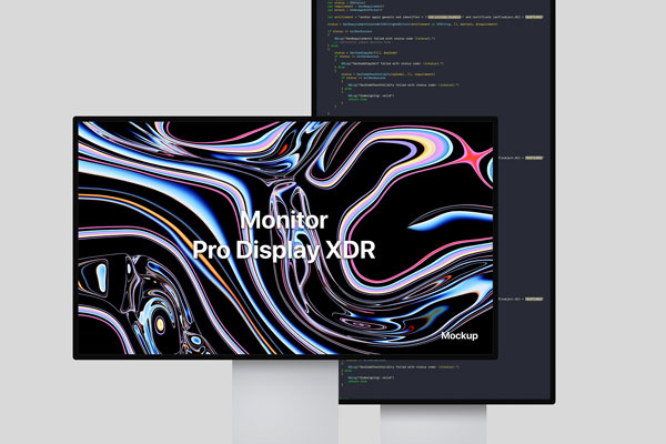 Free Awesome Display Xdr Mockup FREE PSD