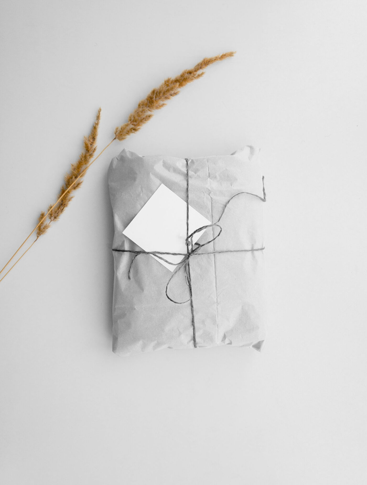 Gift Mockup with a Thread Bow FREE PSD