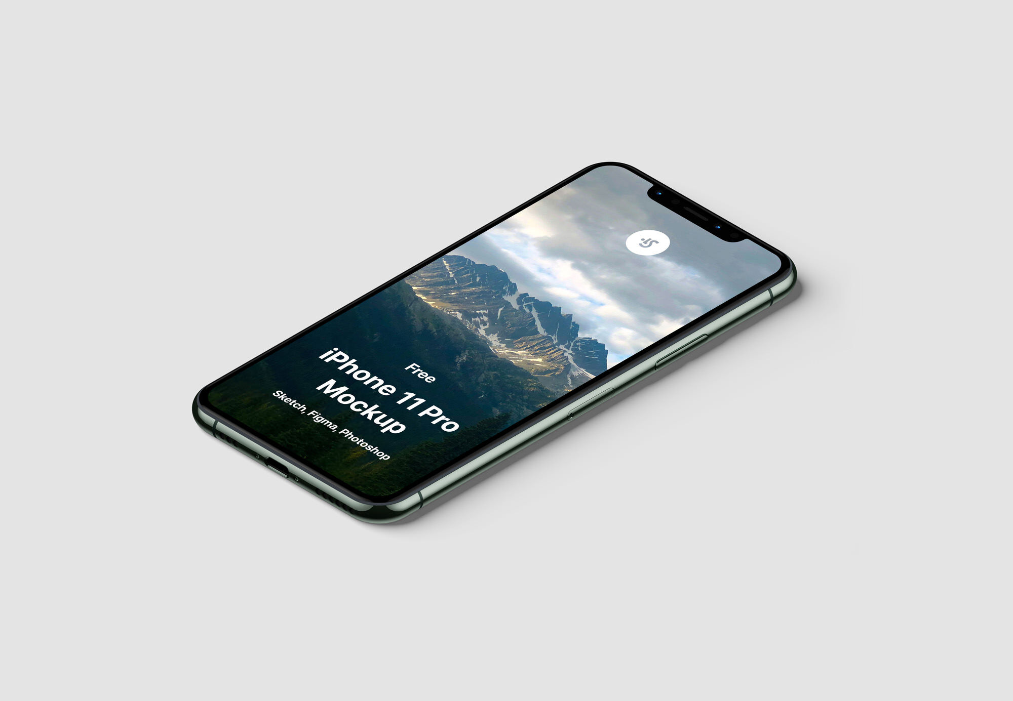 iPhone 11 Pro Max Back and Front Scene Mockup FREE PSD