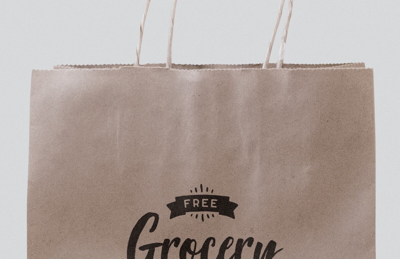 Kraft Paper Bag Mockup In Two Different Angles FREE PSD