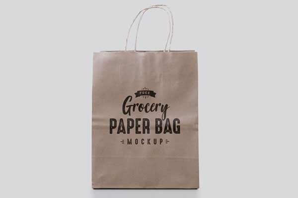 Mockup Featuring a Modern Paper Shopping Bag (FREE) - Resource Boy