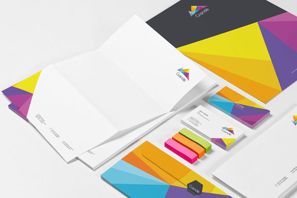 Letterhead, Envelope, Business Cards in a Stationery Scene Mockup FREE PSD