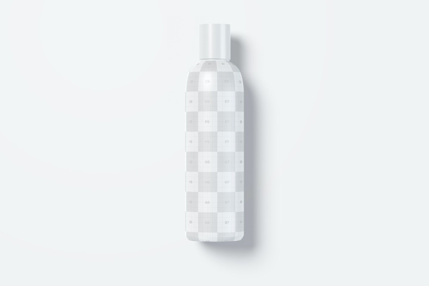 Mockup Displaying Front View of a Cosmo Cosmetic Bottle FREE PSD