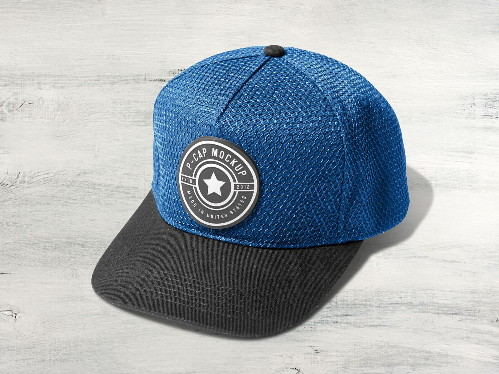 Mockup Featuring a Polyester Mesh Breathable Baseball P Cap FREE PSD