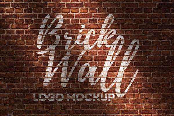 Mockup Featuring a Realistic Brick Wall Logo (FREE) - Resource Boy