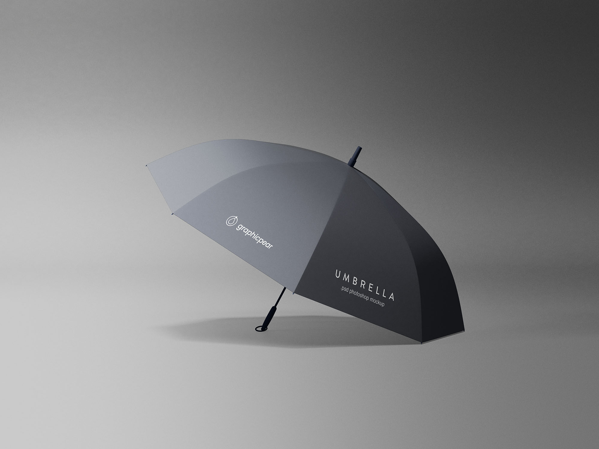 Mockup of a Simple Umbrella Lying on a Flat Surface FREE PSD
