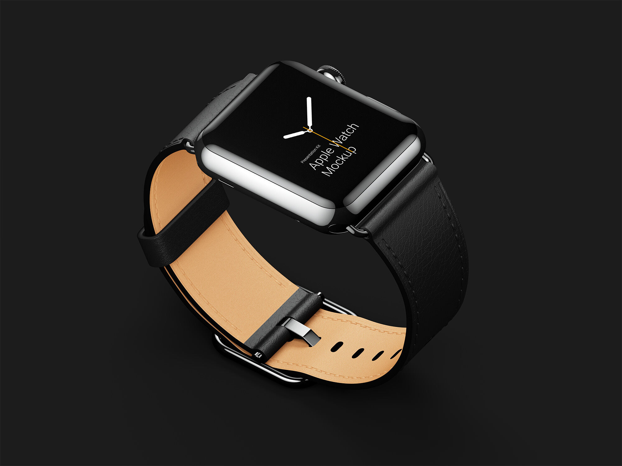 Mockup Set of an Apple Watch In Different Materials FREE PSD