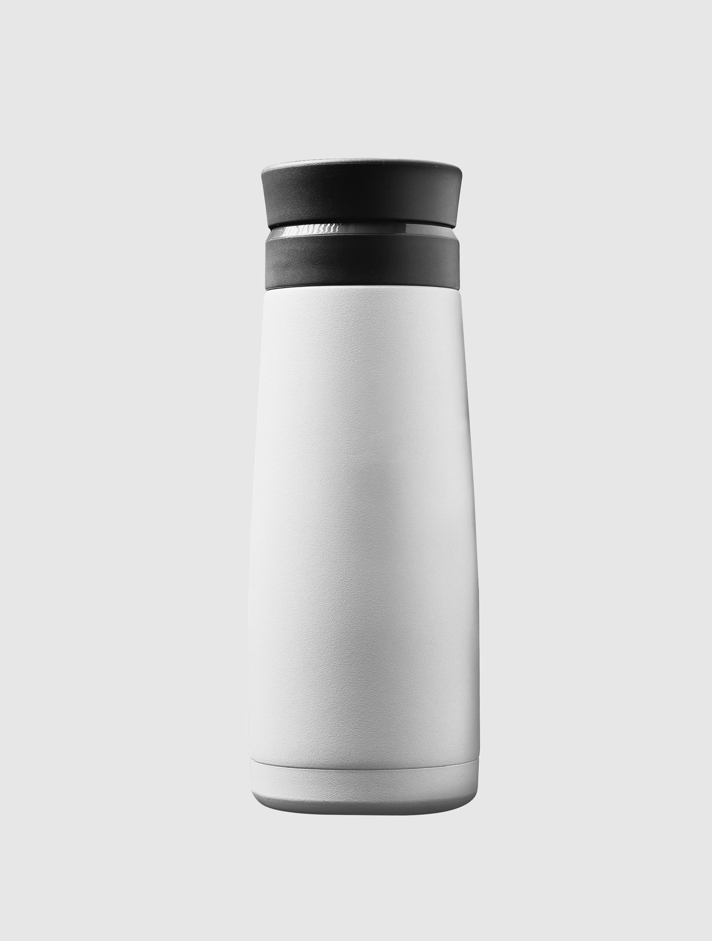 Mockup Showcasing Front View of Plastic Bottle with Black Cap FREE PSD