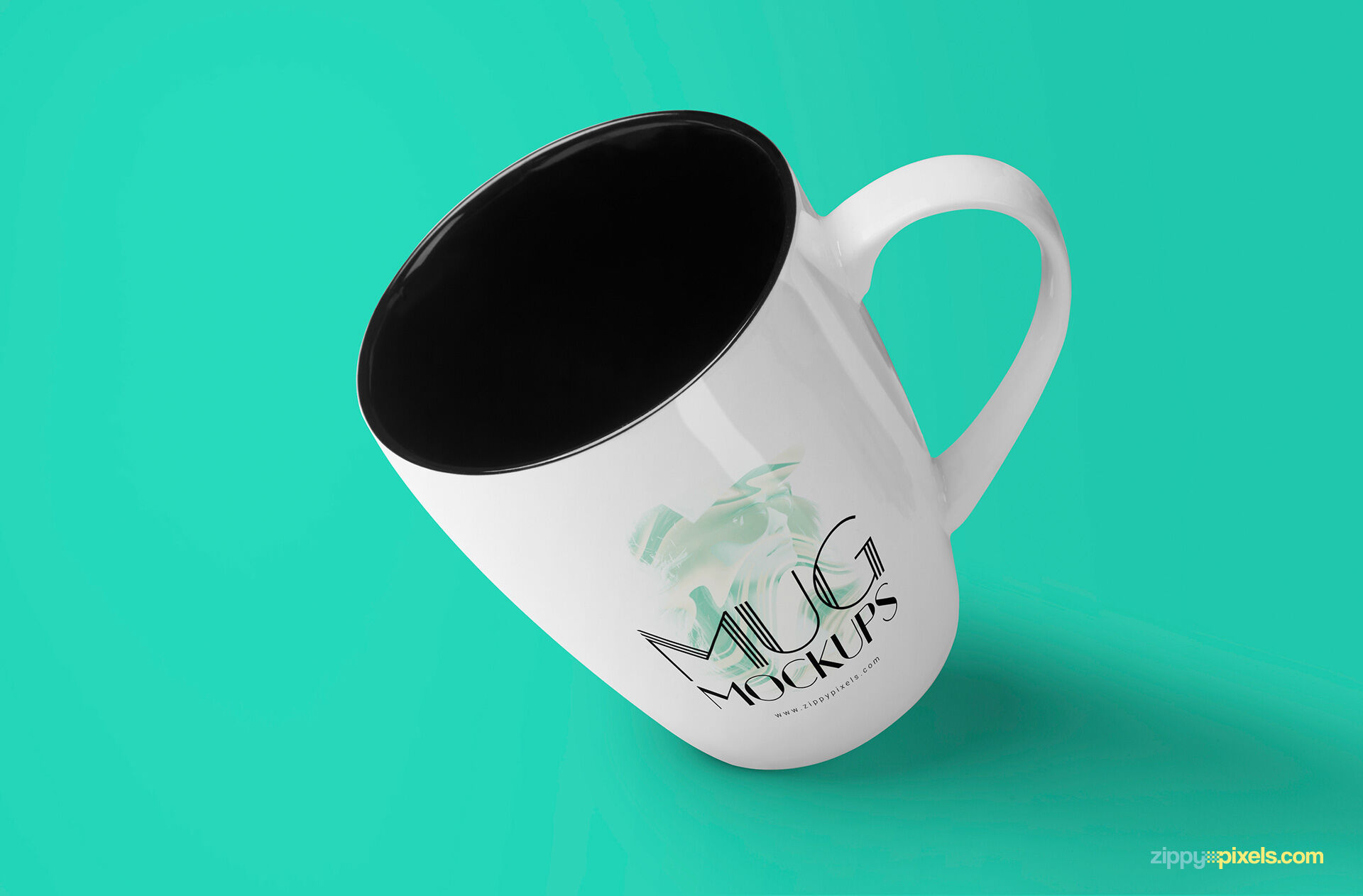 Mockup Showcasing Mug in Three Different Positions FREE PSD