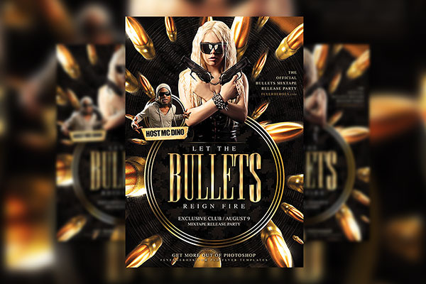 Nightclub Event Flyer Template FREE PSD