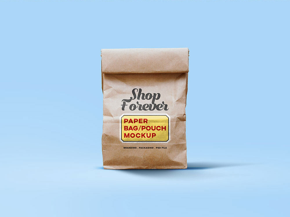 Paper Bag Mockup for Advertising FREE PSD
